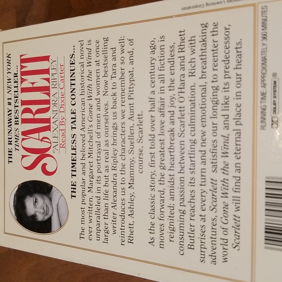 Scarlett The Sequel to Gone With the Wind Simon & Schuster Audio Book Cassettes - Picture 4 of 9